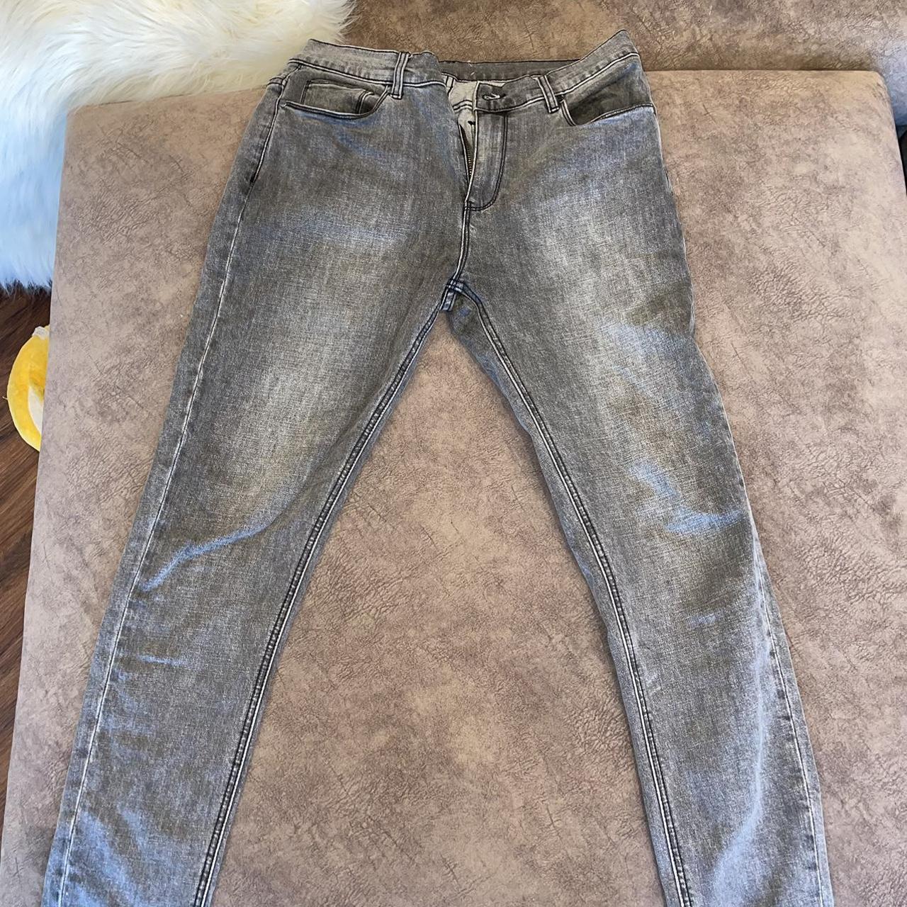 Men's Grey Jeans | Depop