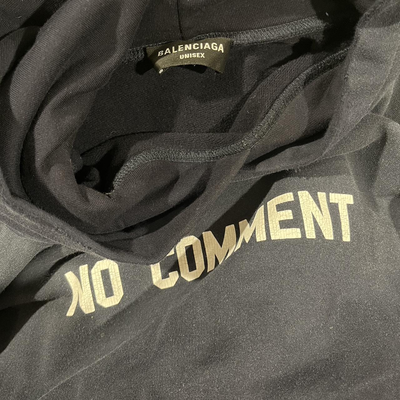 BALENCIAGA no comment hoodie