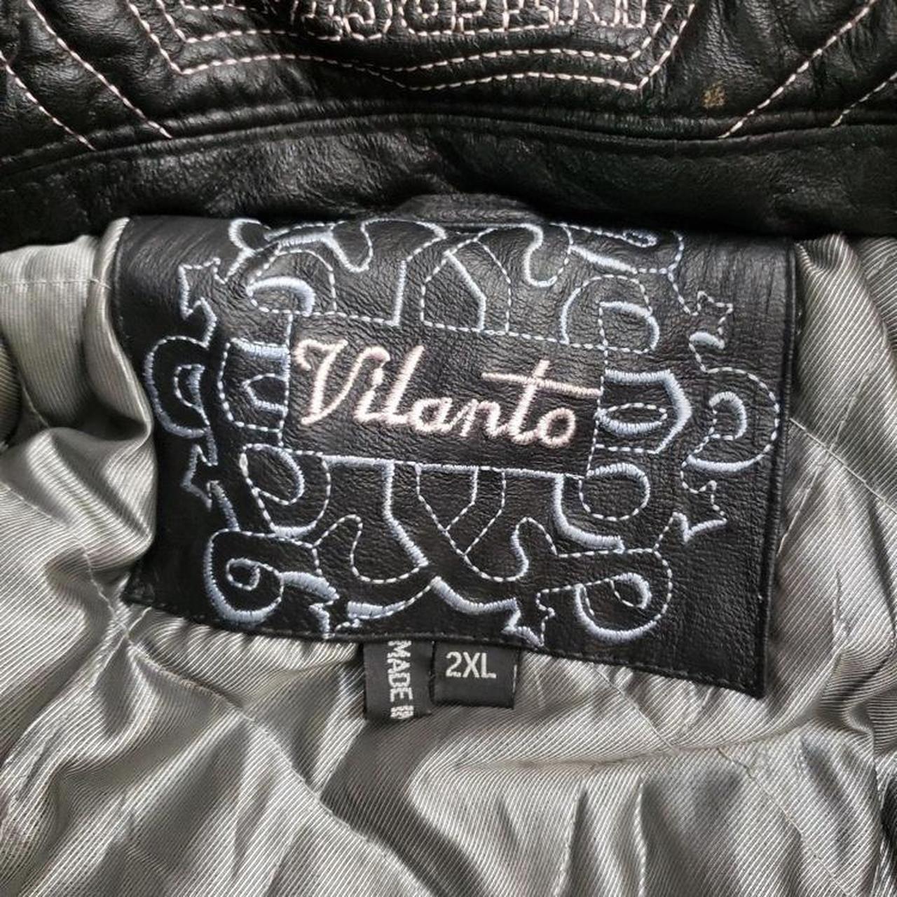 Vilanto leather outlet jacket