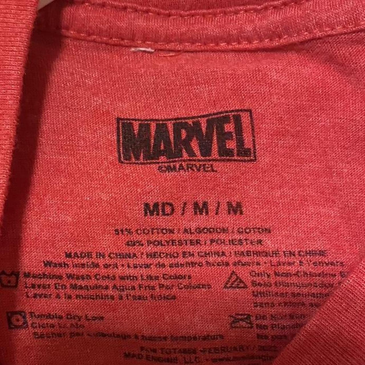 Red MARVEL spiderman baby tee Size M in boys Super... - Depop