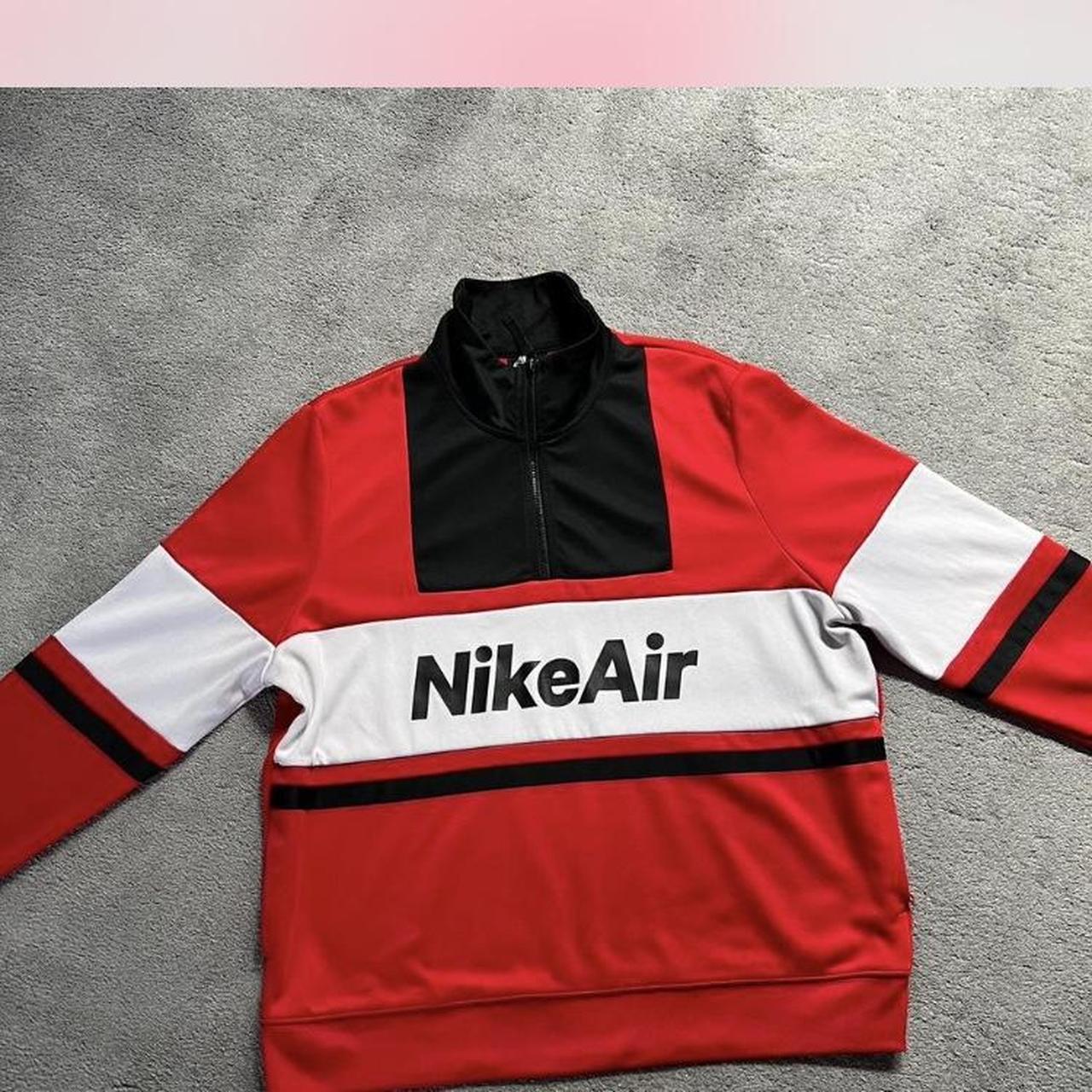 mens red nike tracksuit set