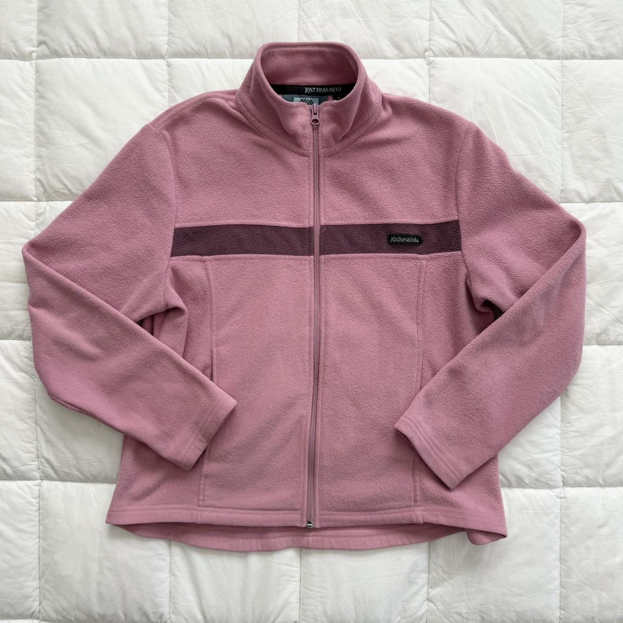 vintage pink kathmandu fleece jacket such a cute... Depop
