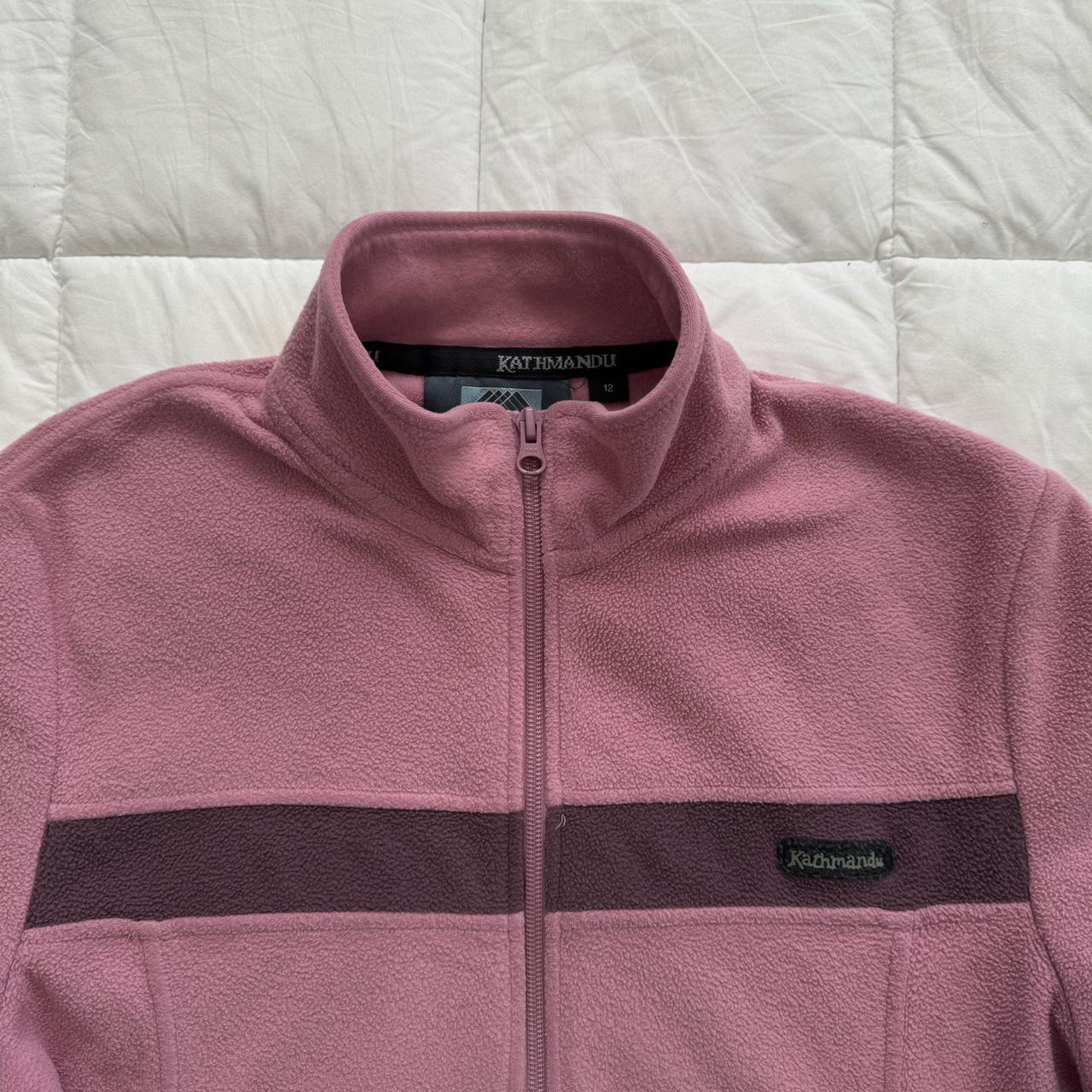 vintage pink kathmandu fleece jacket such a cute... Depop