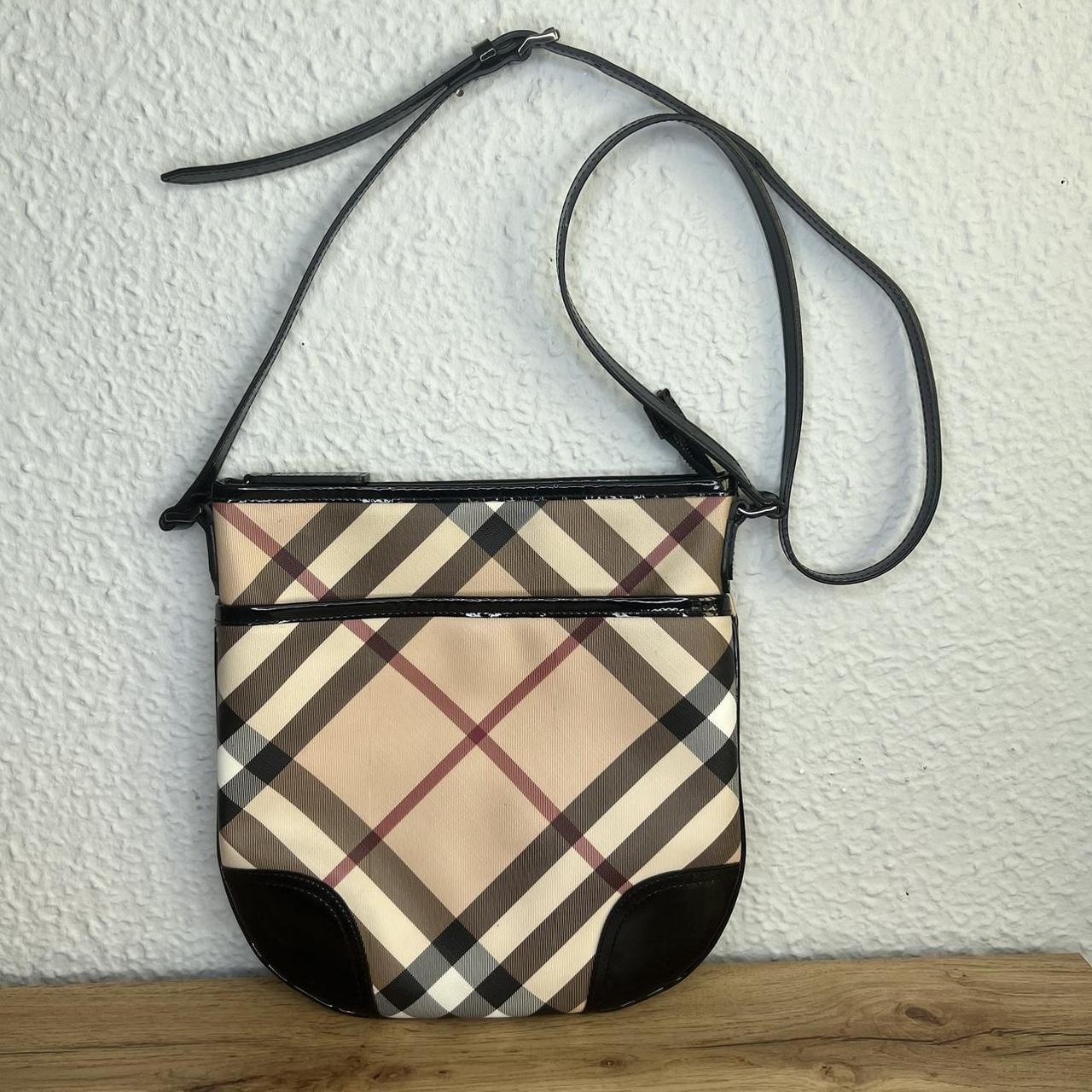 Burberry Nova Check Canvas Pochette Bag 100% - Depop