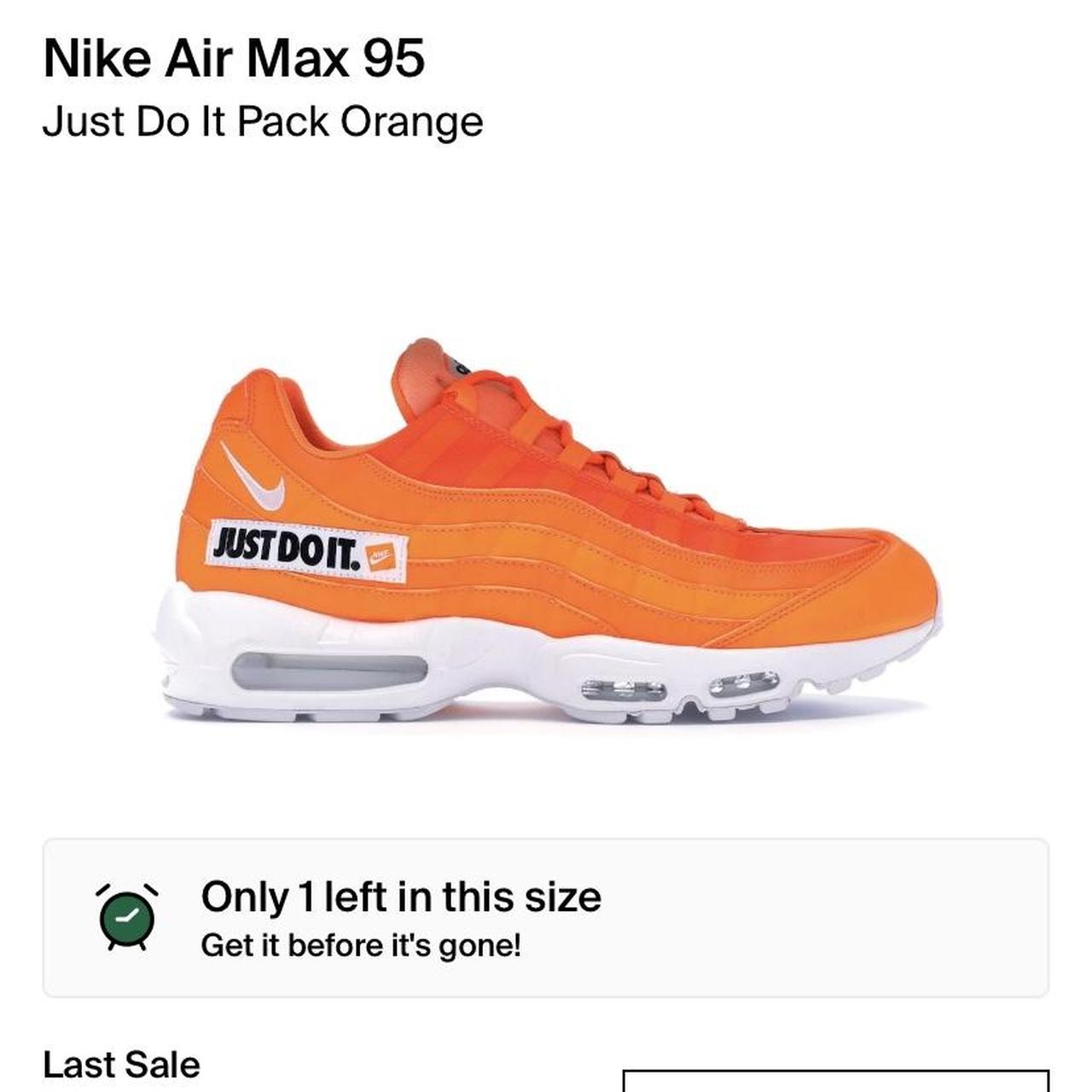 Air max imp 95 se just do it orange