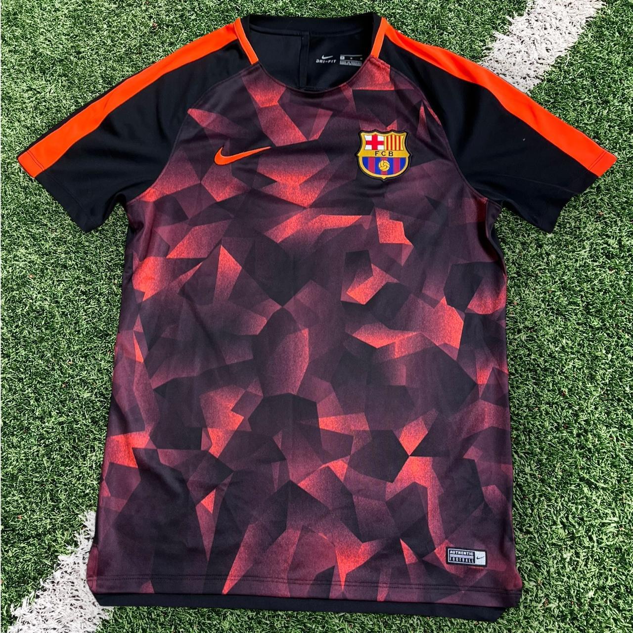 FC Barcelona Football Shirt Nike 2017/18 Champions... - Depop