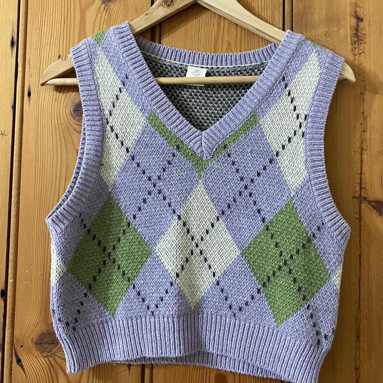 Urban outfitters knitted sweater vest Love this sm Depop