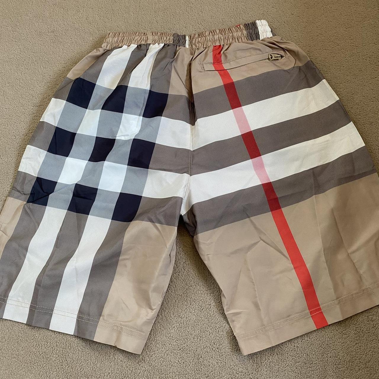 Burberry Style Swim Shorts Beige Never Worn Size... - Depop