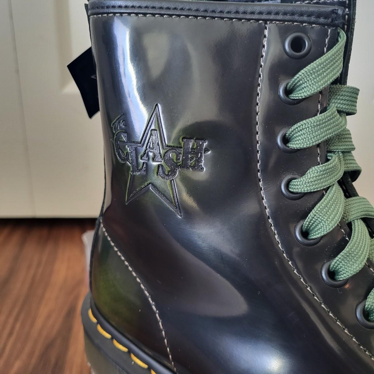 Dr. Martens Women's Black and Green Boots (3)