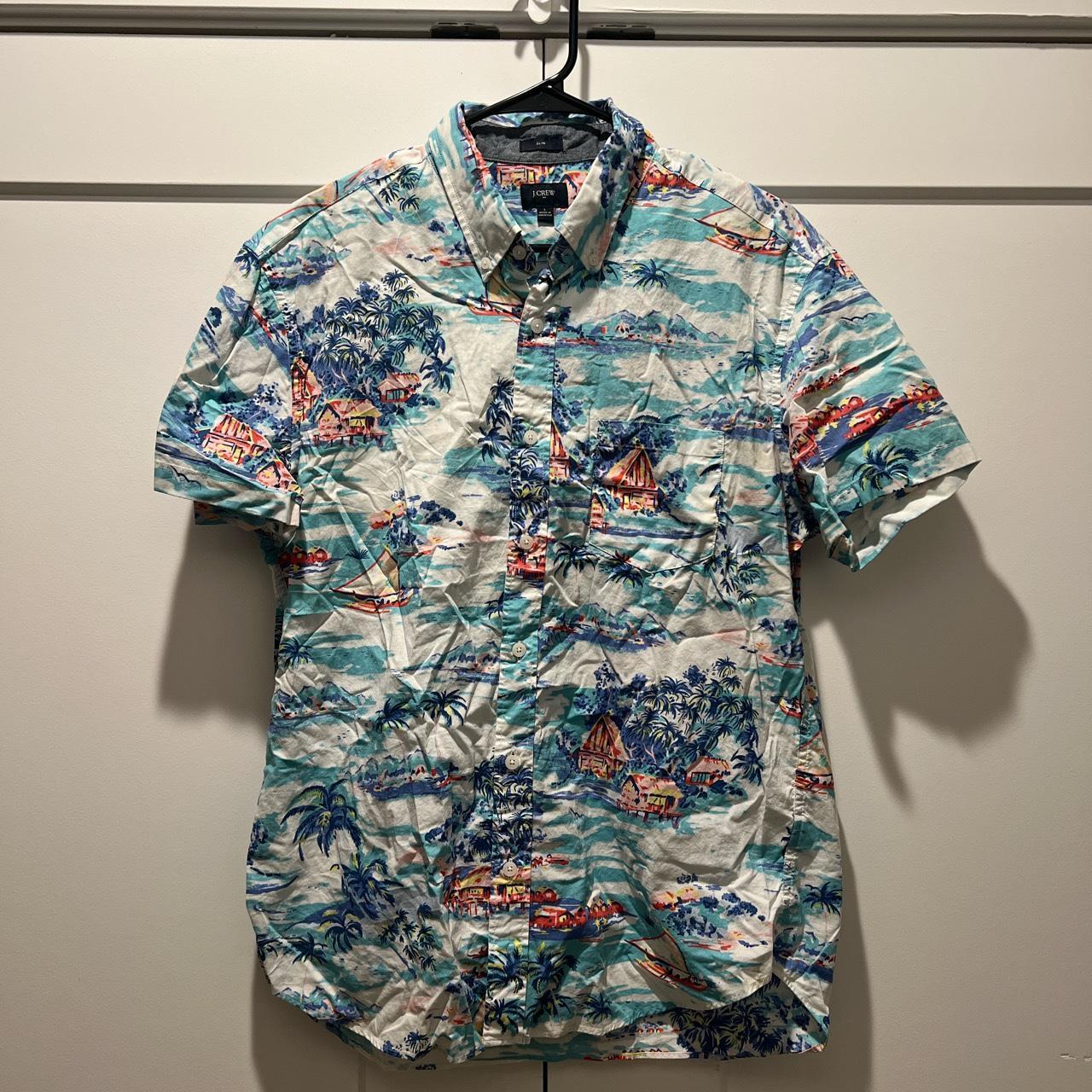 j crew hawaiian shirt