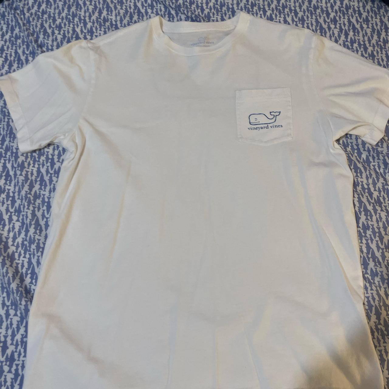 Vineyard vines white and blue camo t shirt, KIDS... - Depop