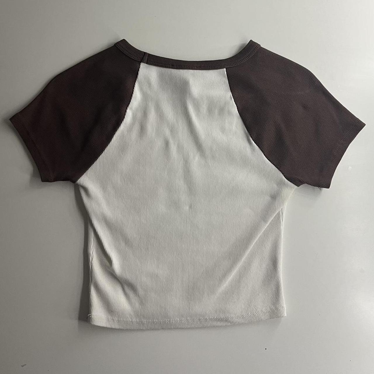 FULL TILT Raglan Womens Brown Crop Tee