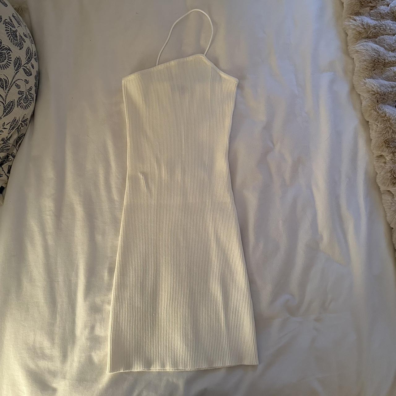 Edikted Women's White Dress | Depop