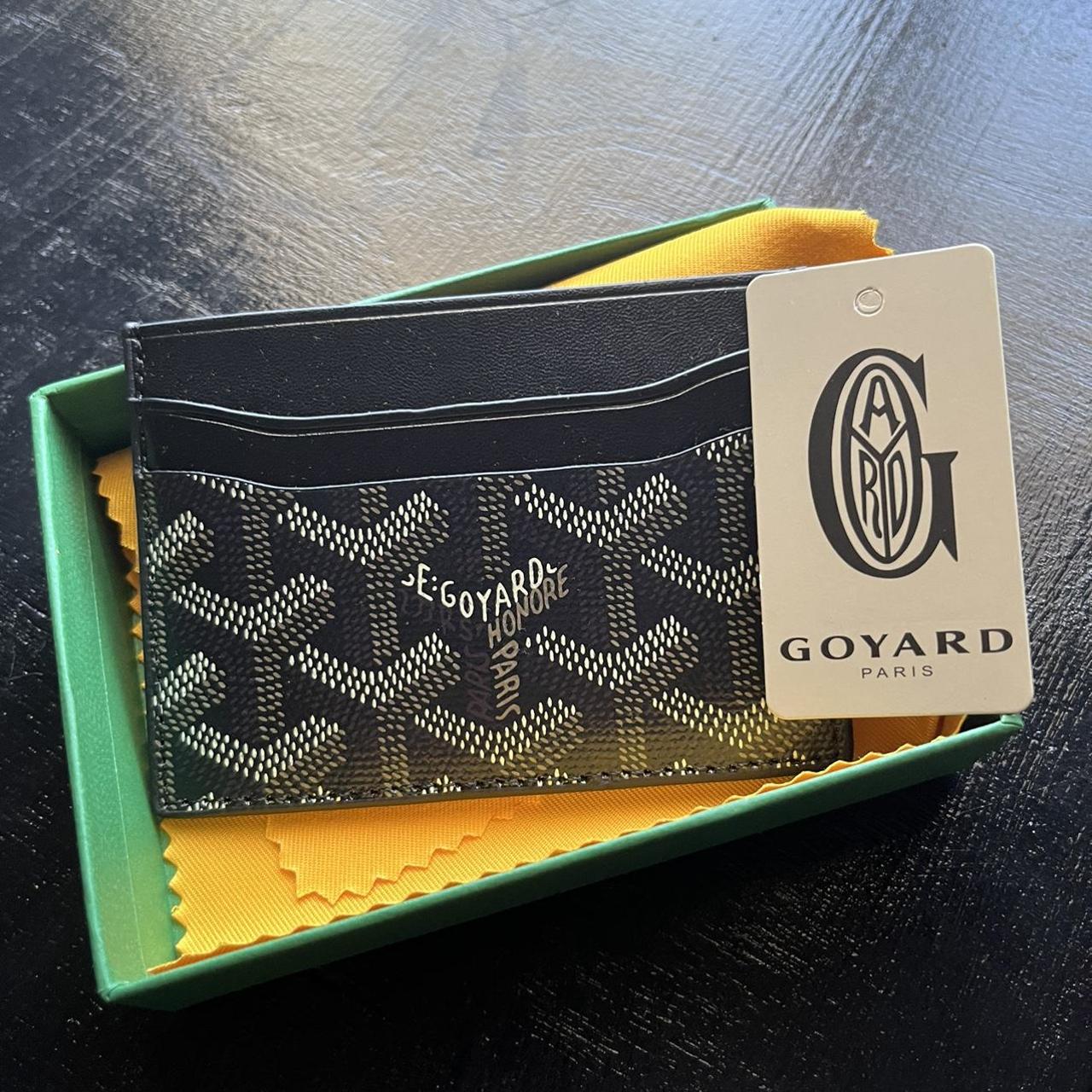 Goyard Card Holder Black New With Packaging Next Depop