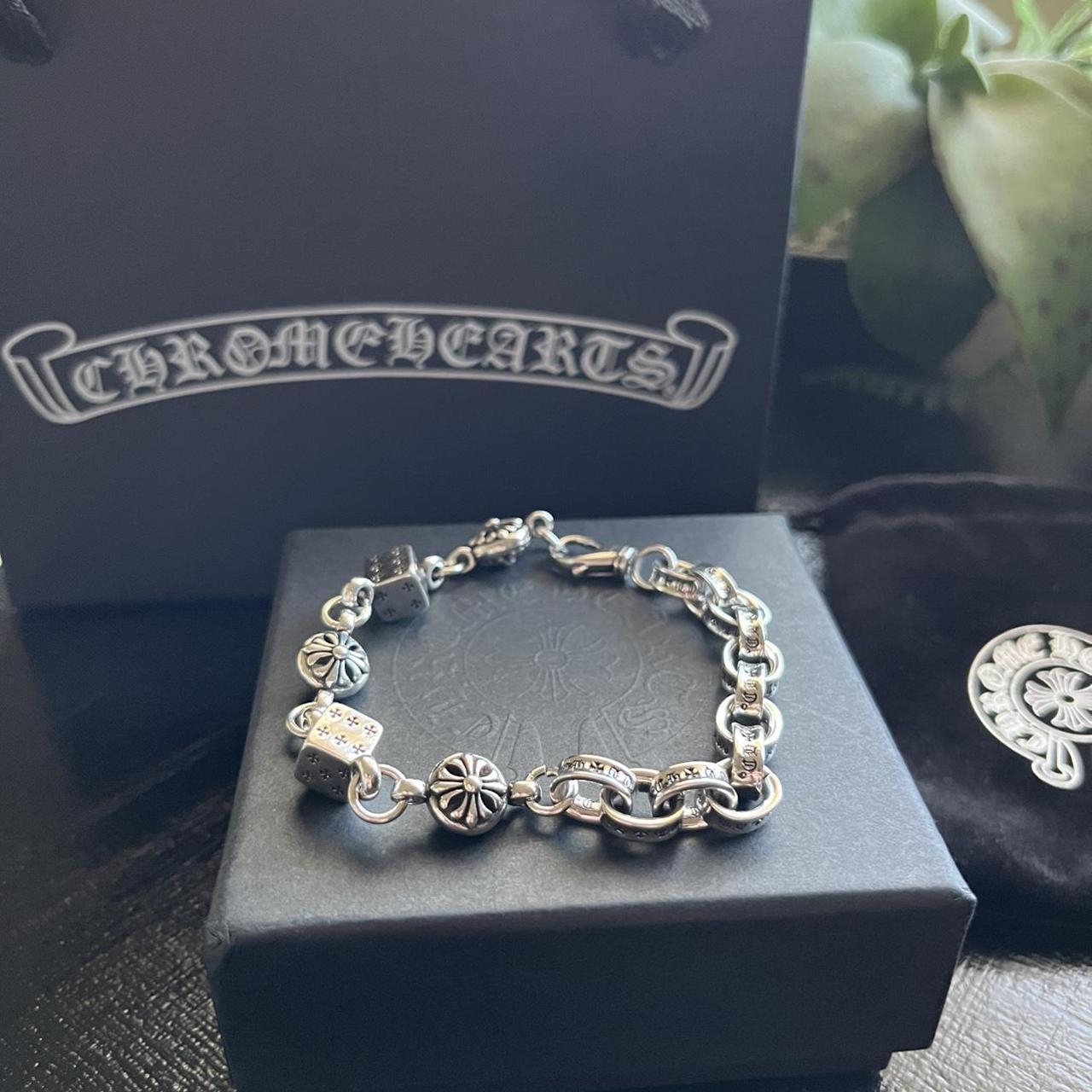 Chrome Hearts Men's Silver Jewellery Depop
