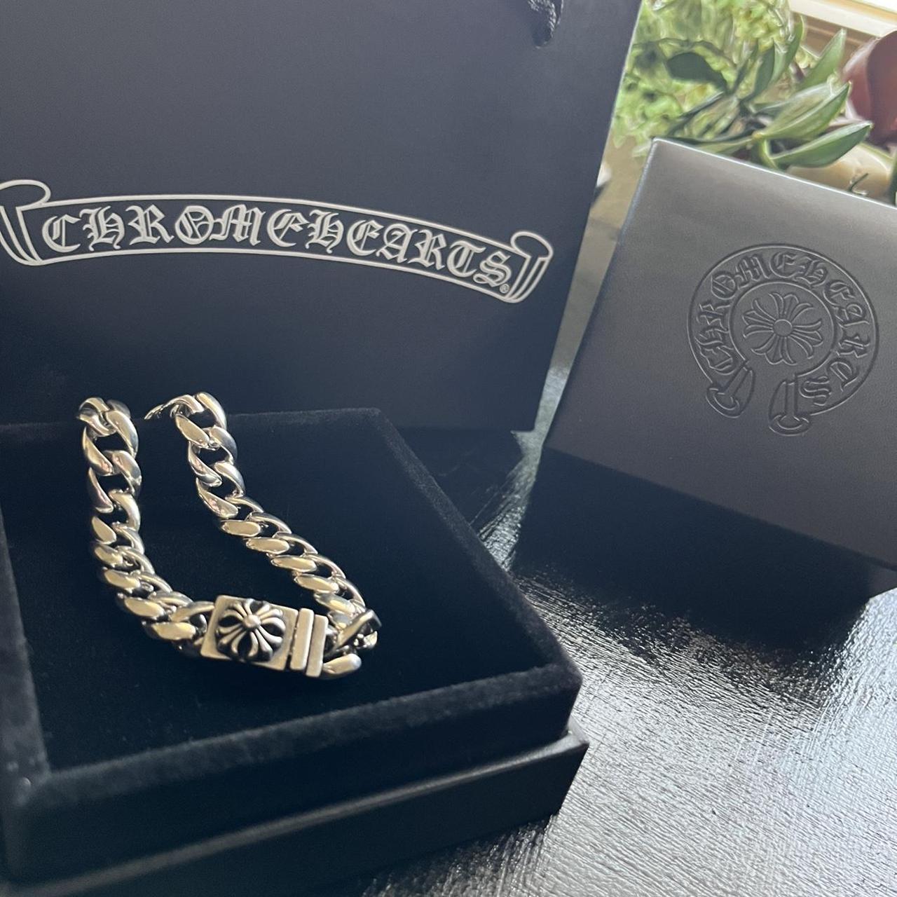 Chrome Hearts Men's Silver Jewellery Depop