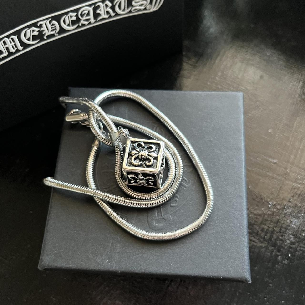 Chrome Hearts Men's Silver Jewellery Depop
