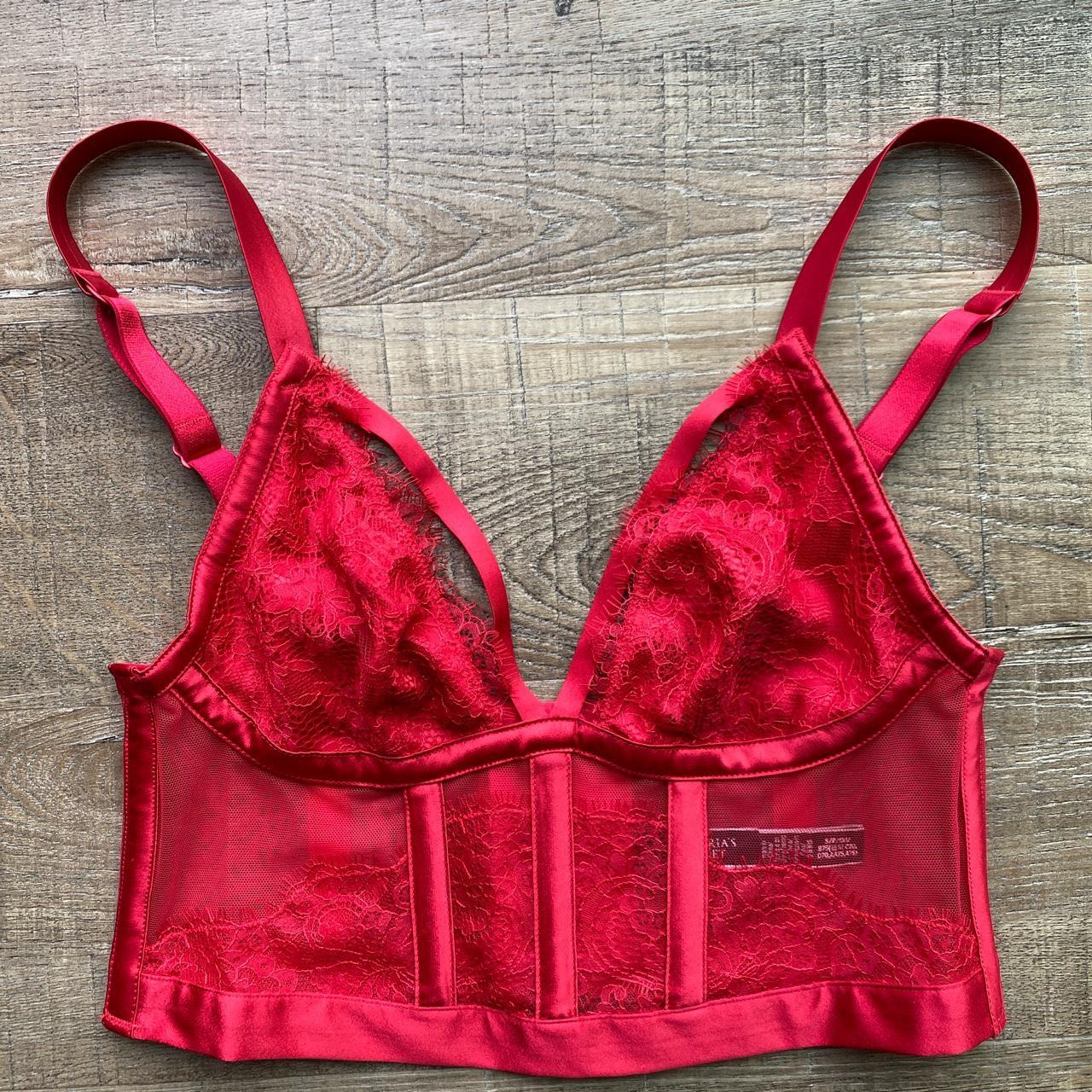 Victoria's Secret Lace Corset Bralette Top Sorry - Depop