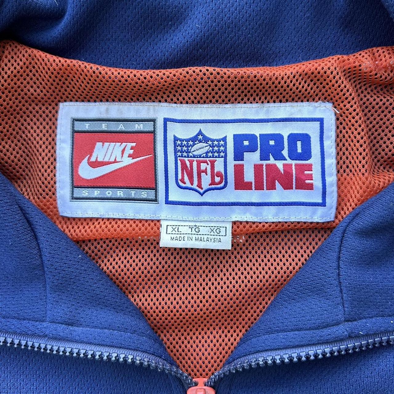 Nike NFL Denver Broncos Orange Full Zip Track Jacket - Depop