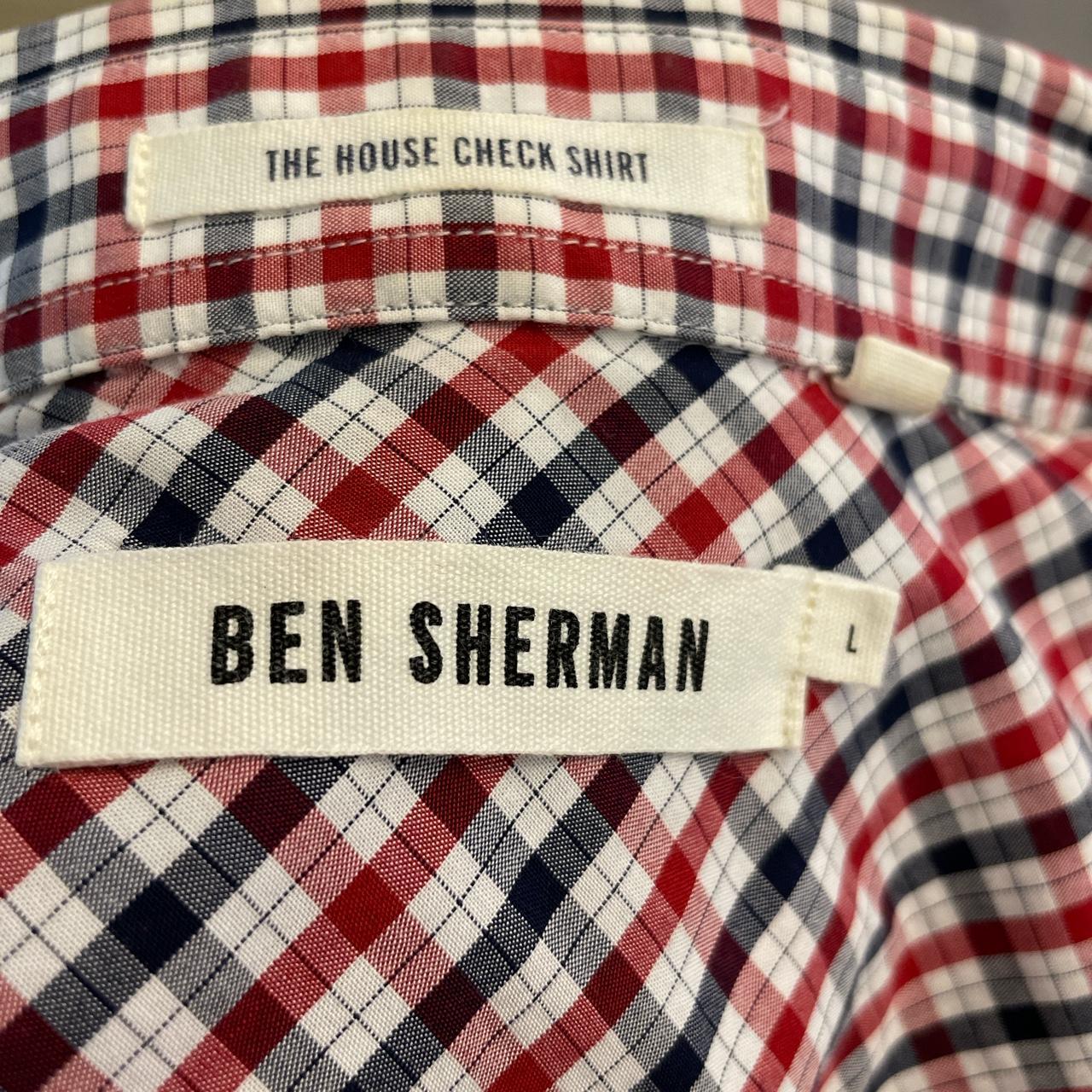 Ben Sherman Men's Red and Navy Shirt (3)