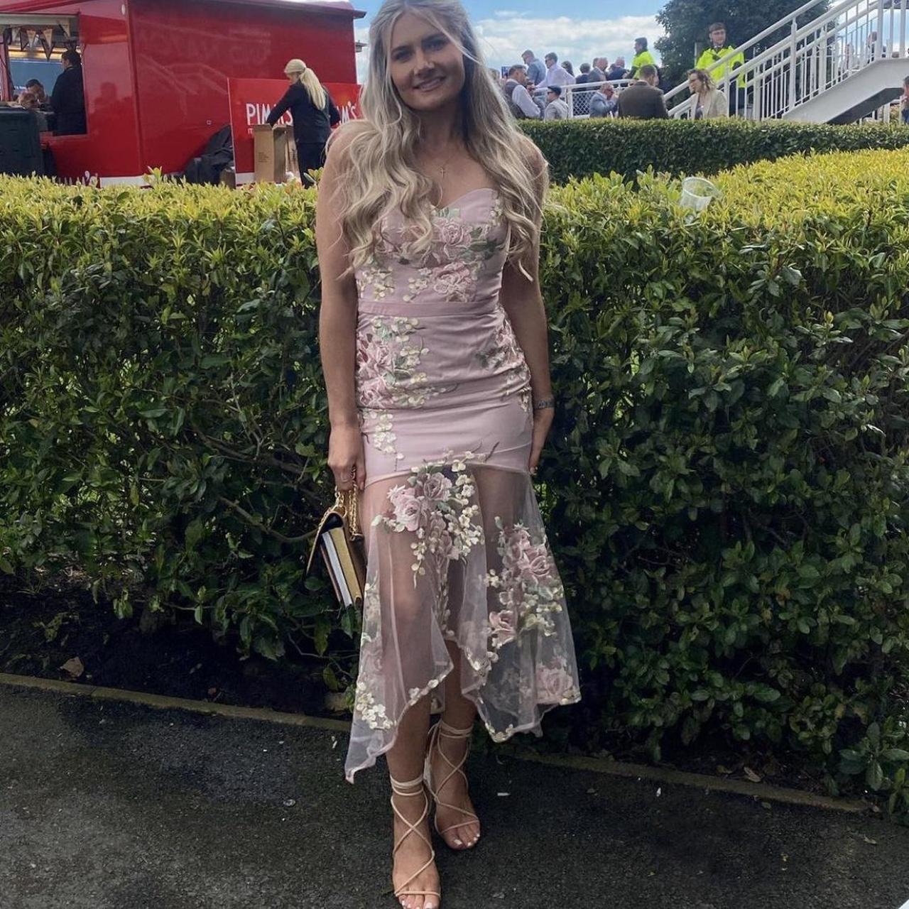 Chichi London peplum floral embroidered lace