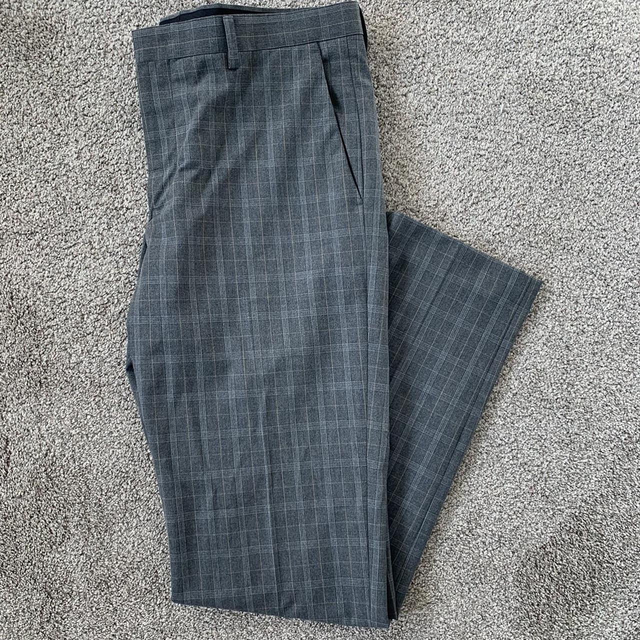 Classic murano plaid dress pants tailored to fit a... - Depop