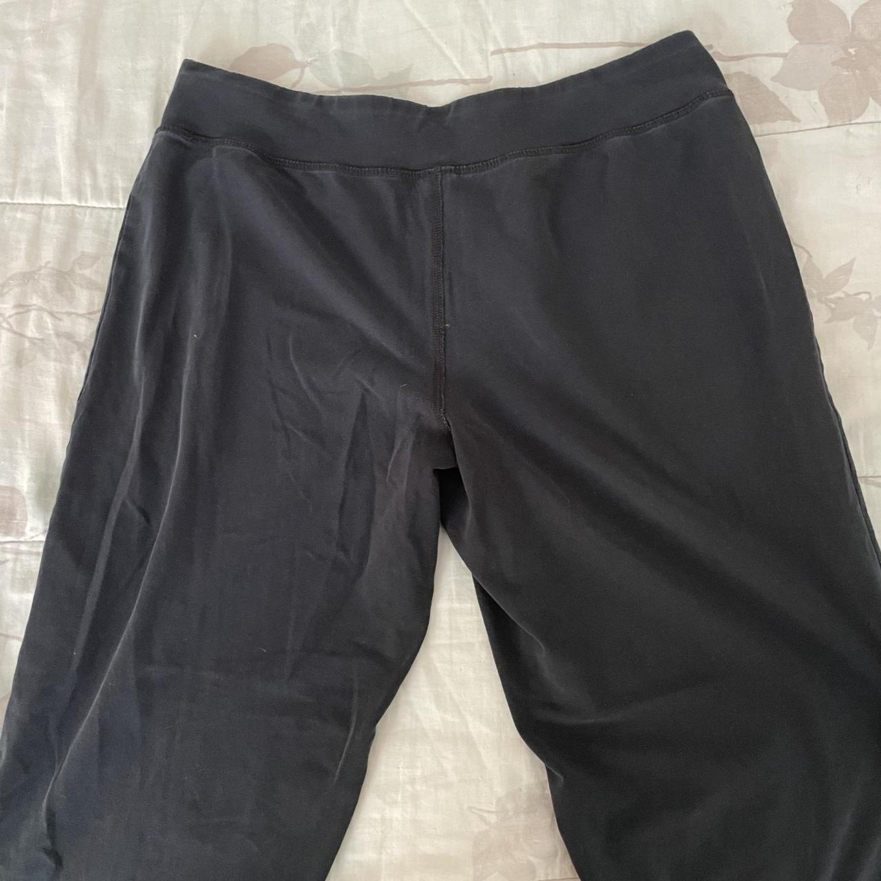 Champion black flare pants! No stains or - Depop