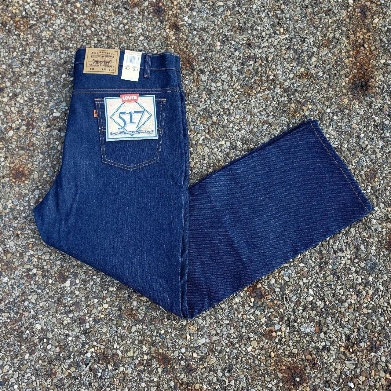 vintage deadstock 80s 90s Levis 517 slim fit orange...