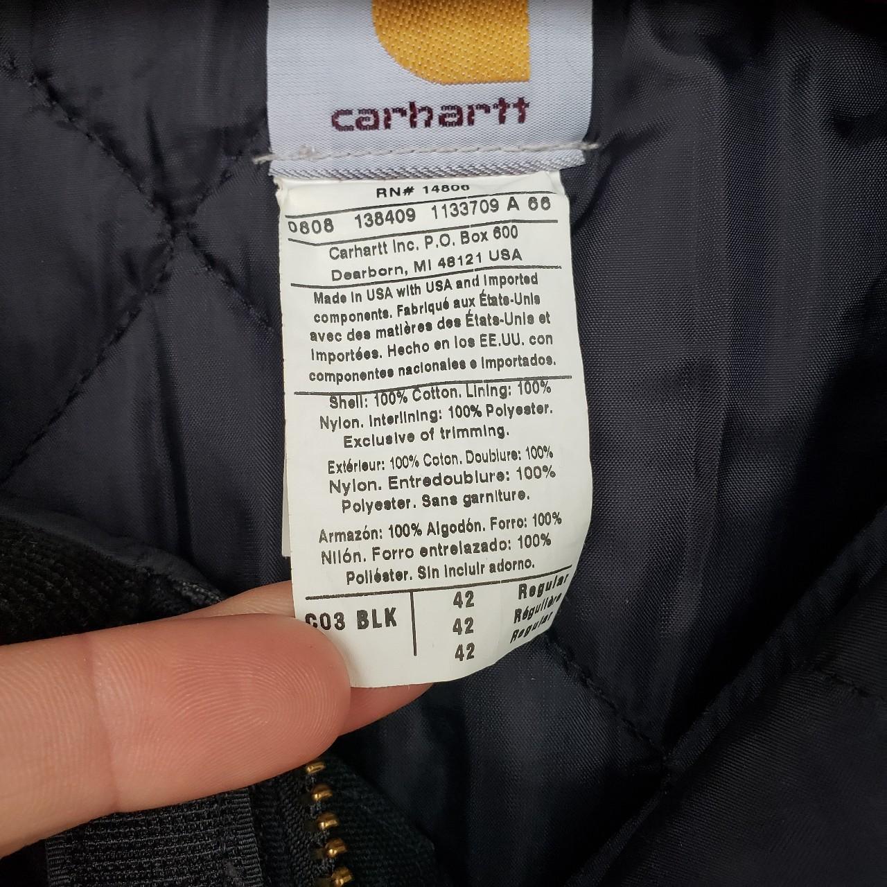 Carhartt Men's Black Jacket | Depop