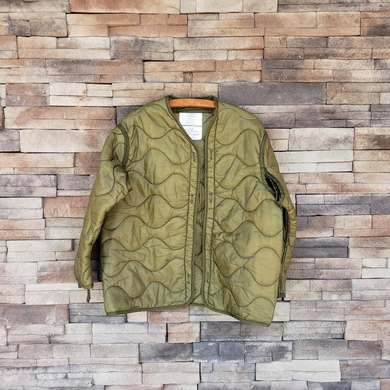 American Vintage Men's Green and Khaki Jumper | Depop