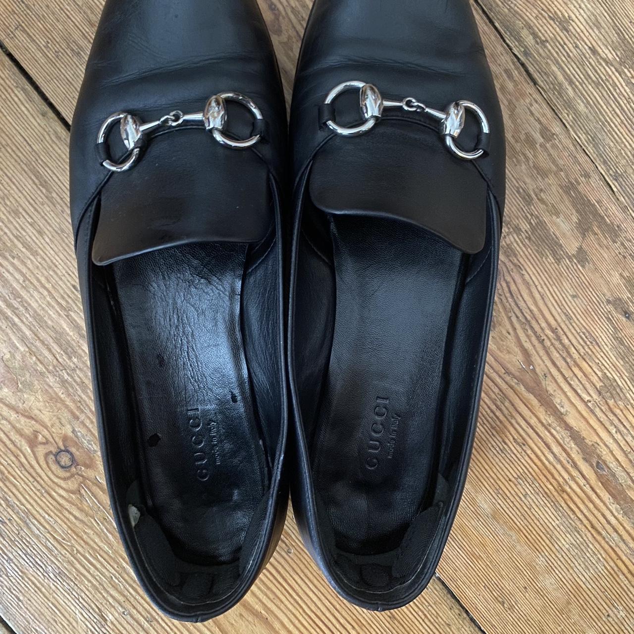 Gucci loafers circa early 2000s Silvery hardware... - Depop
