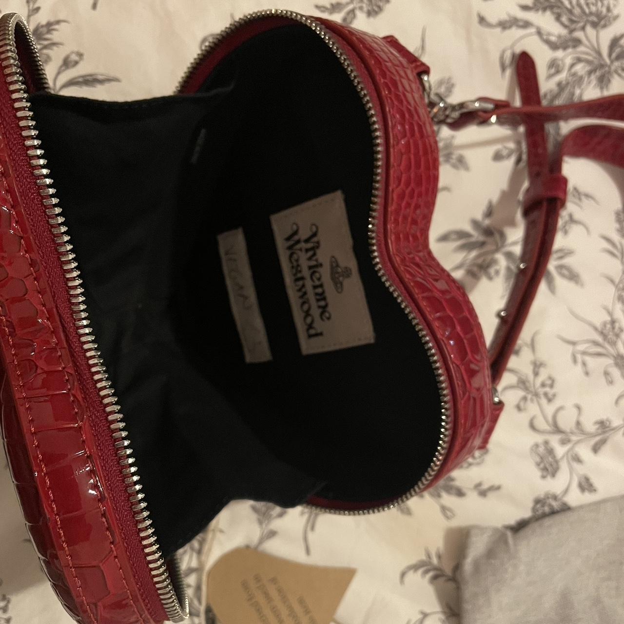 Vivienne Westwood Heart Bag with labels, changeable... Depop