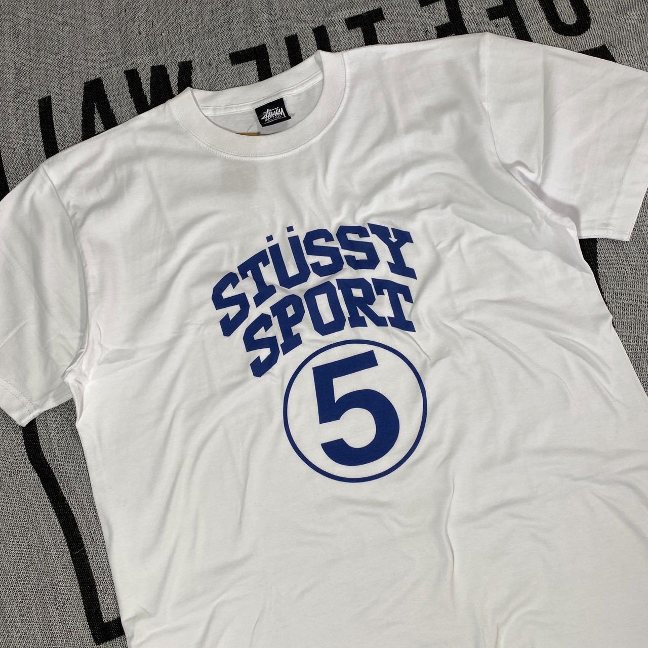 Stussy 5 Sport Tee - White Interested? Read The | Depop