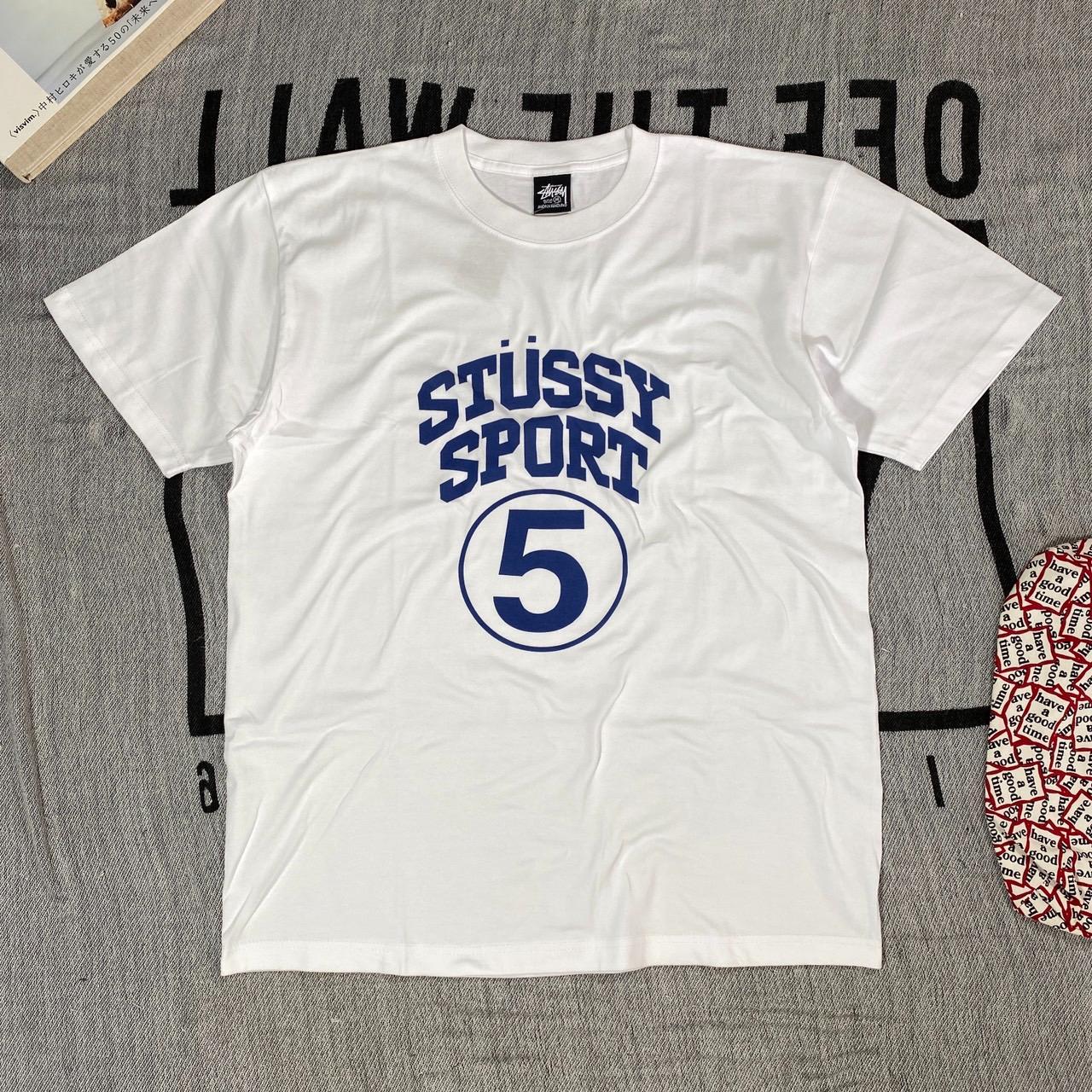 Stussy 5 Sport Tee - White Interested? Read The | Depop
