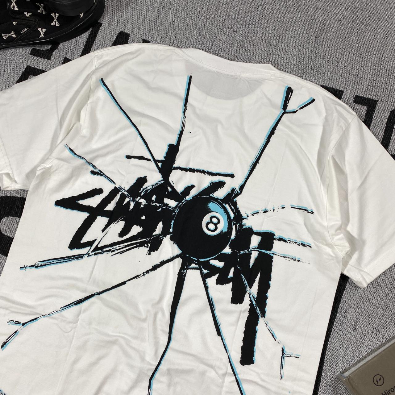 ★Stussy★Shattered T-Shirt White★大人気★ Stussy Shattered Tee White - SS23 - US