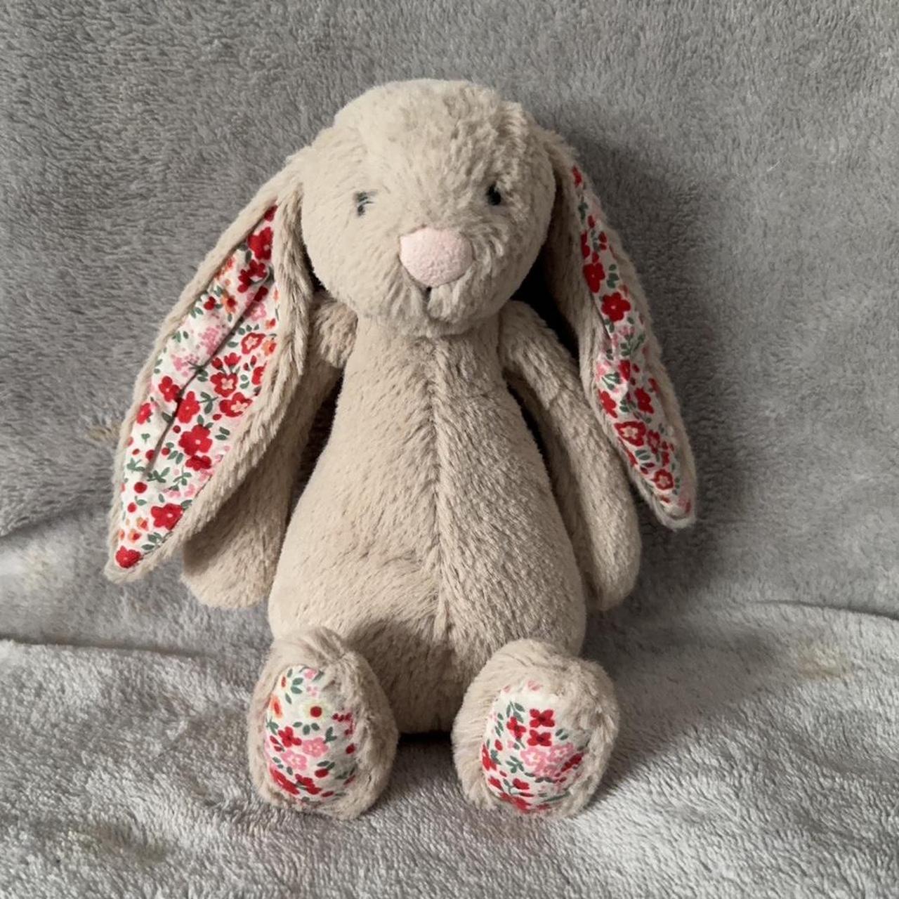 【希少⭐︎レア】⭐︎jelly cat⭐︎ bunny &puppy vintage RARE Jellycat Bashful Bunny Silver With Silver Tail. Size