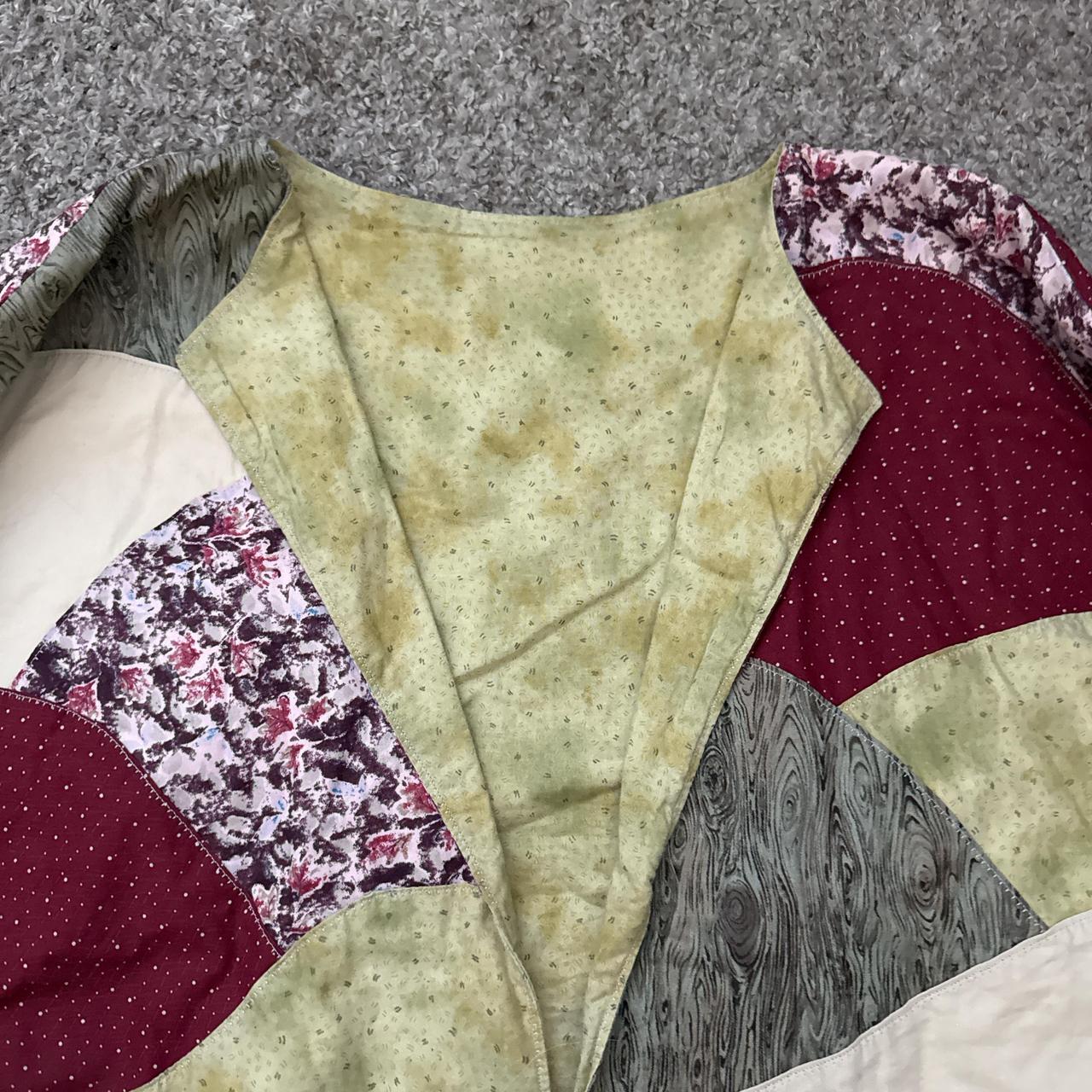 Men's Jacket - Multi/Red - XL – Unique patchwork … - image 6