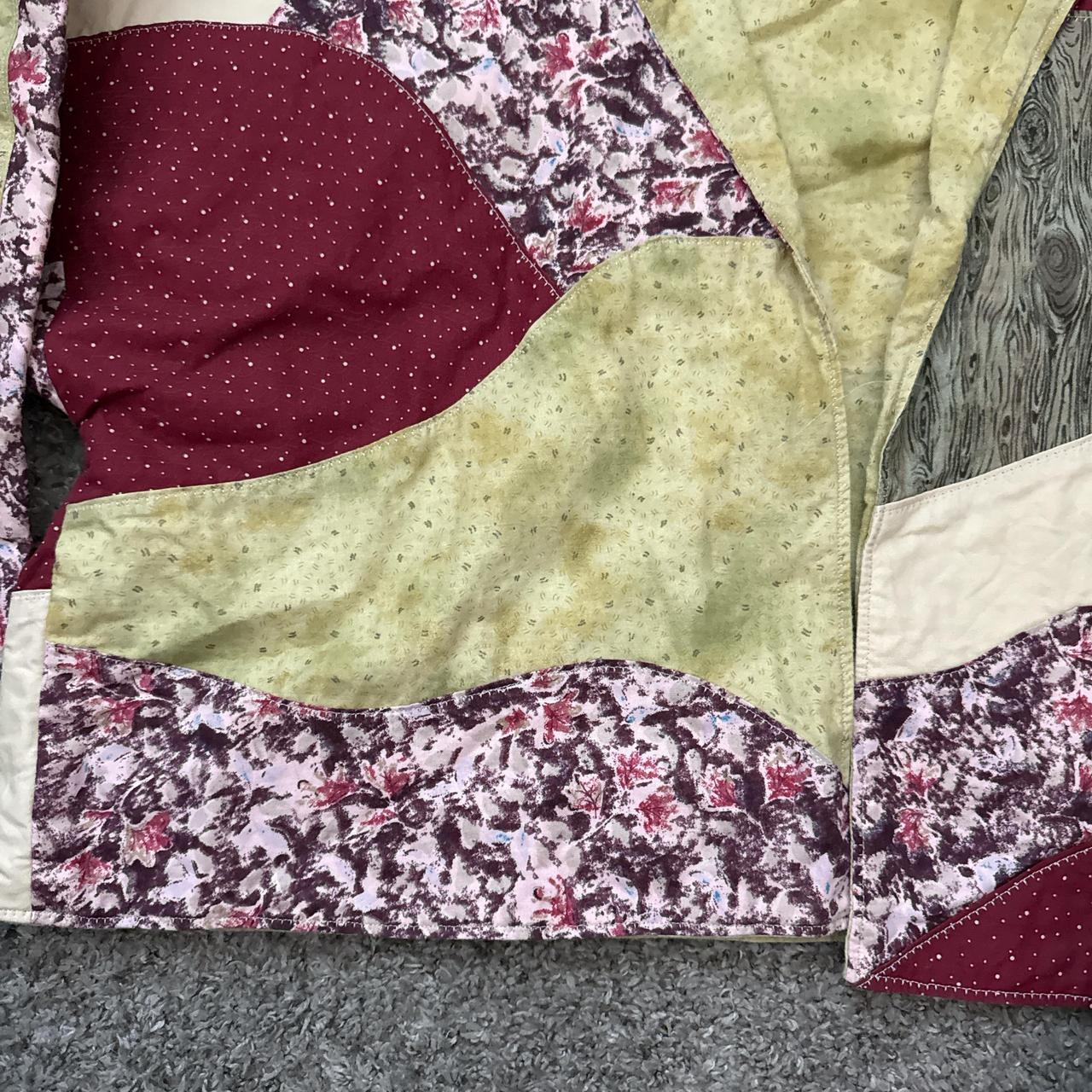 Men's Jacket - Multi/Red - XL – Unique patchwork … - image 7