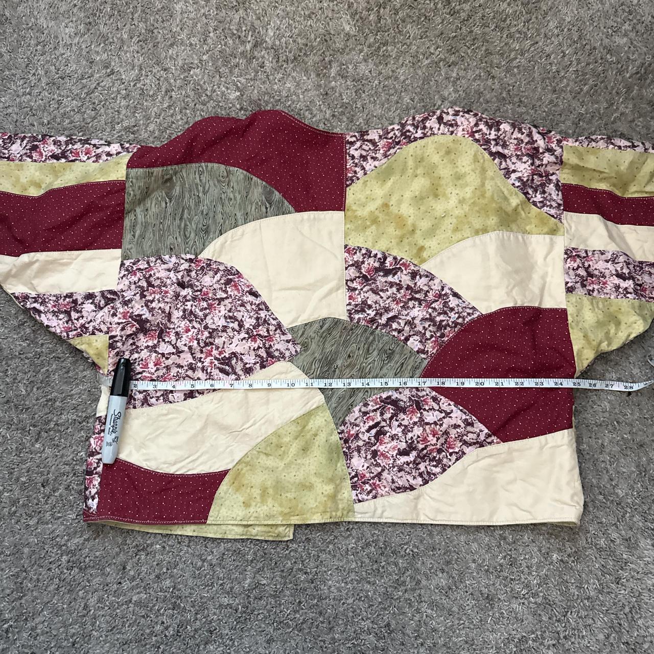 Men's Jacket - Multi/Red - XL – Unique patchwork … - image 2