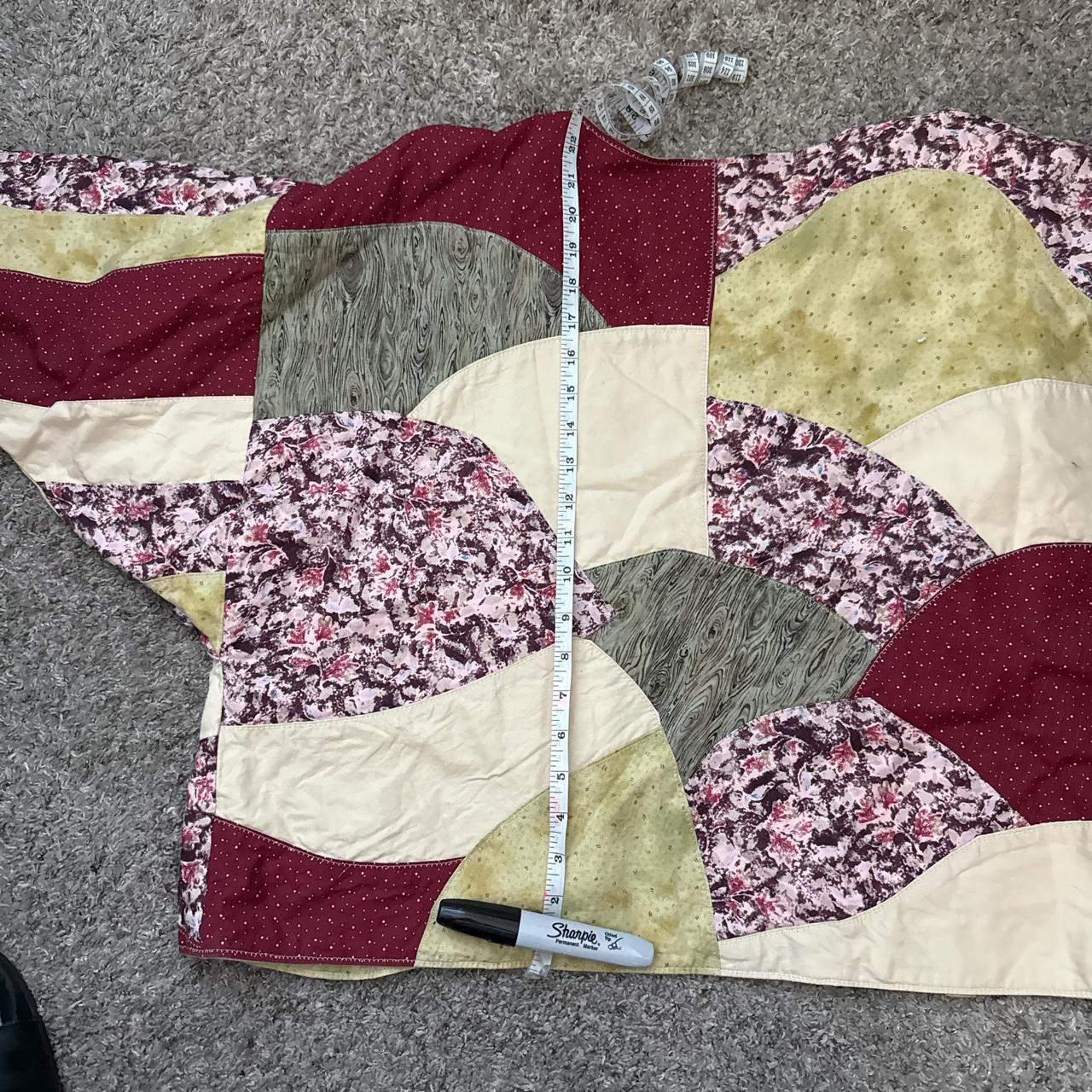 Men's Jacket - Multi/Red - XL – Unique patchwork … - image 4