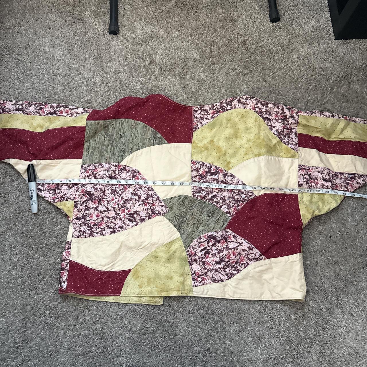 Men's Jacket - Multi/Red - XL – Unique patchwork … - image 3