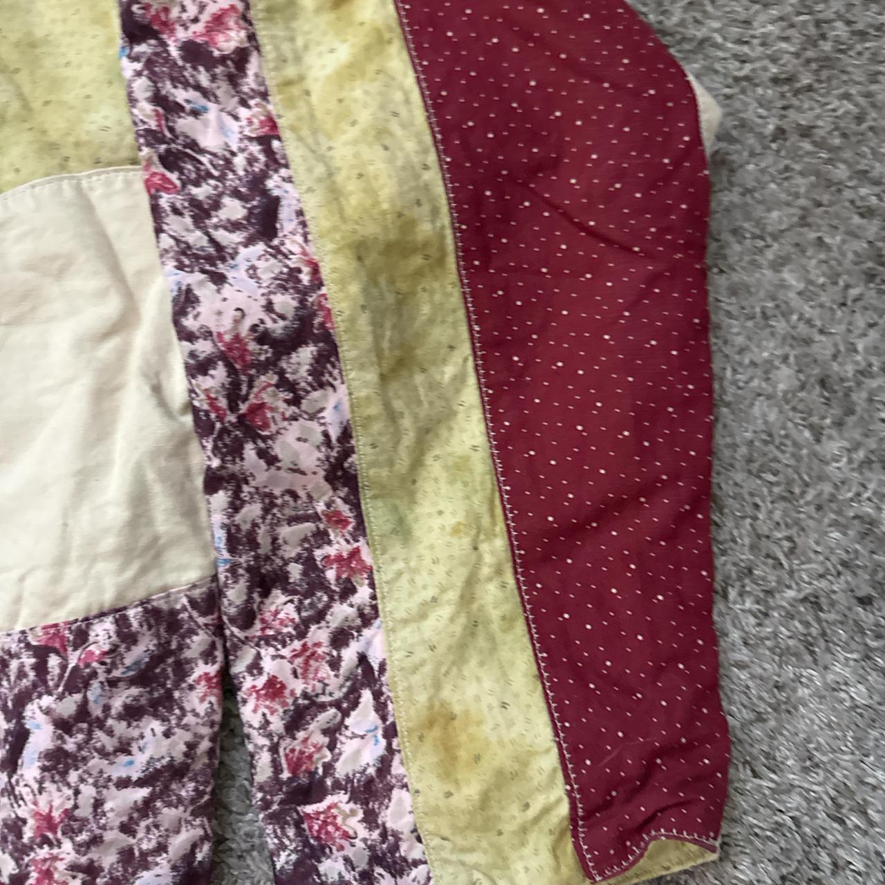 Men's Jacket - Multi/Red - XL – Unique patchwork … - image 8