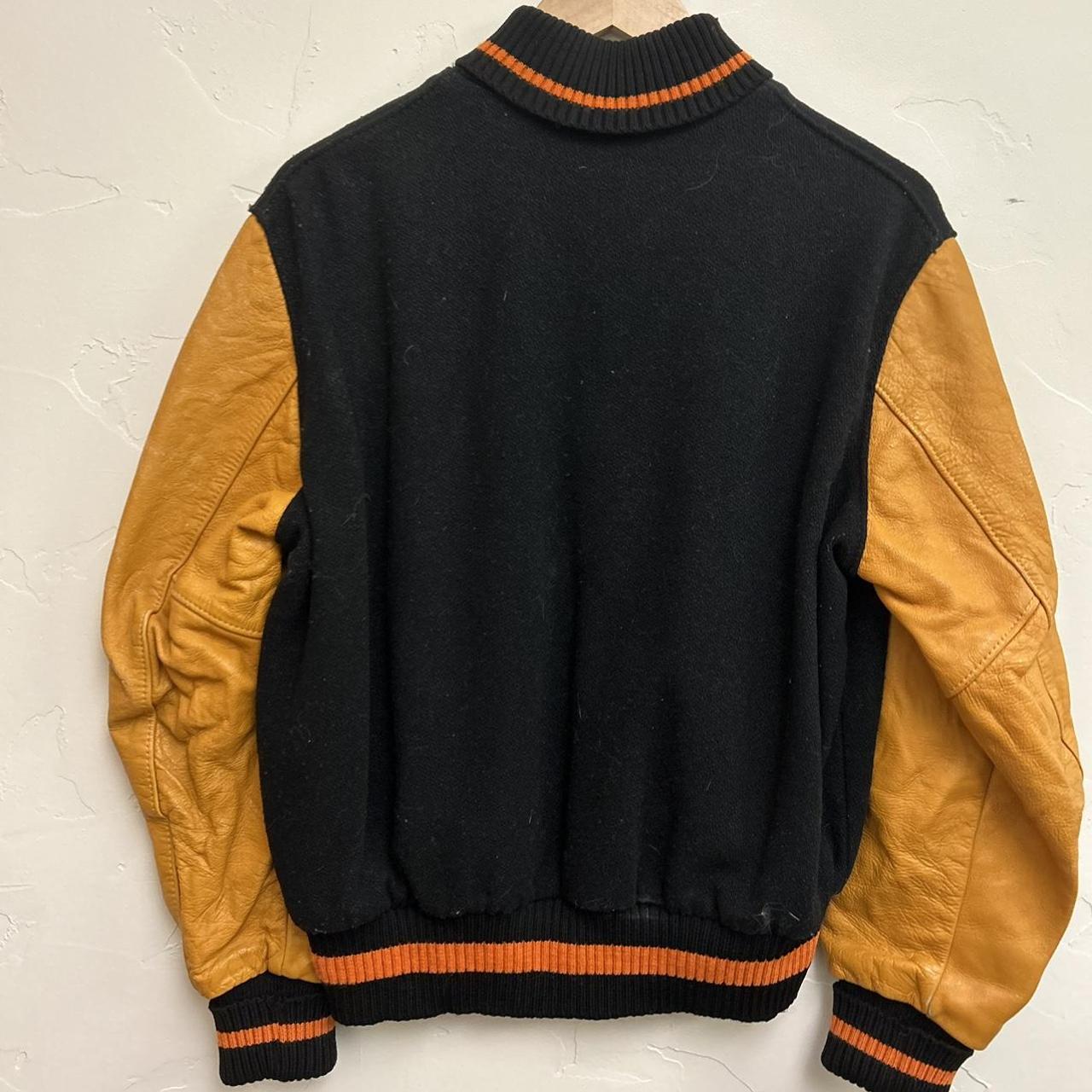Men's Orange and Black Jacket | Depop