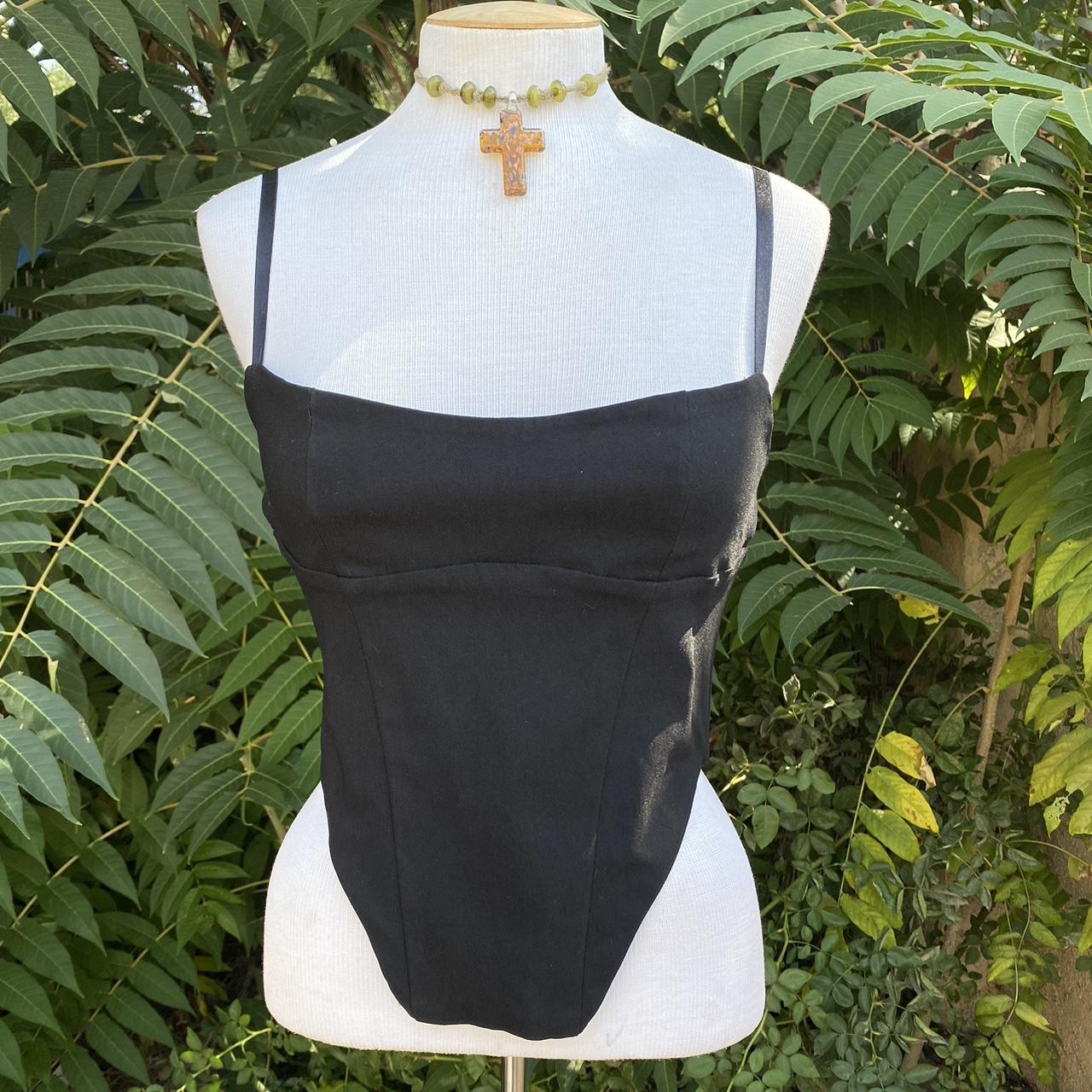 Corset Crop top So sturdy and thick Size M with... - Depop