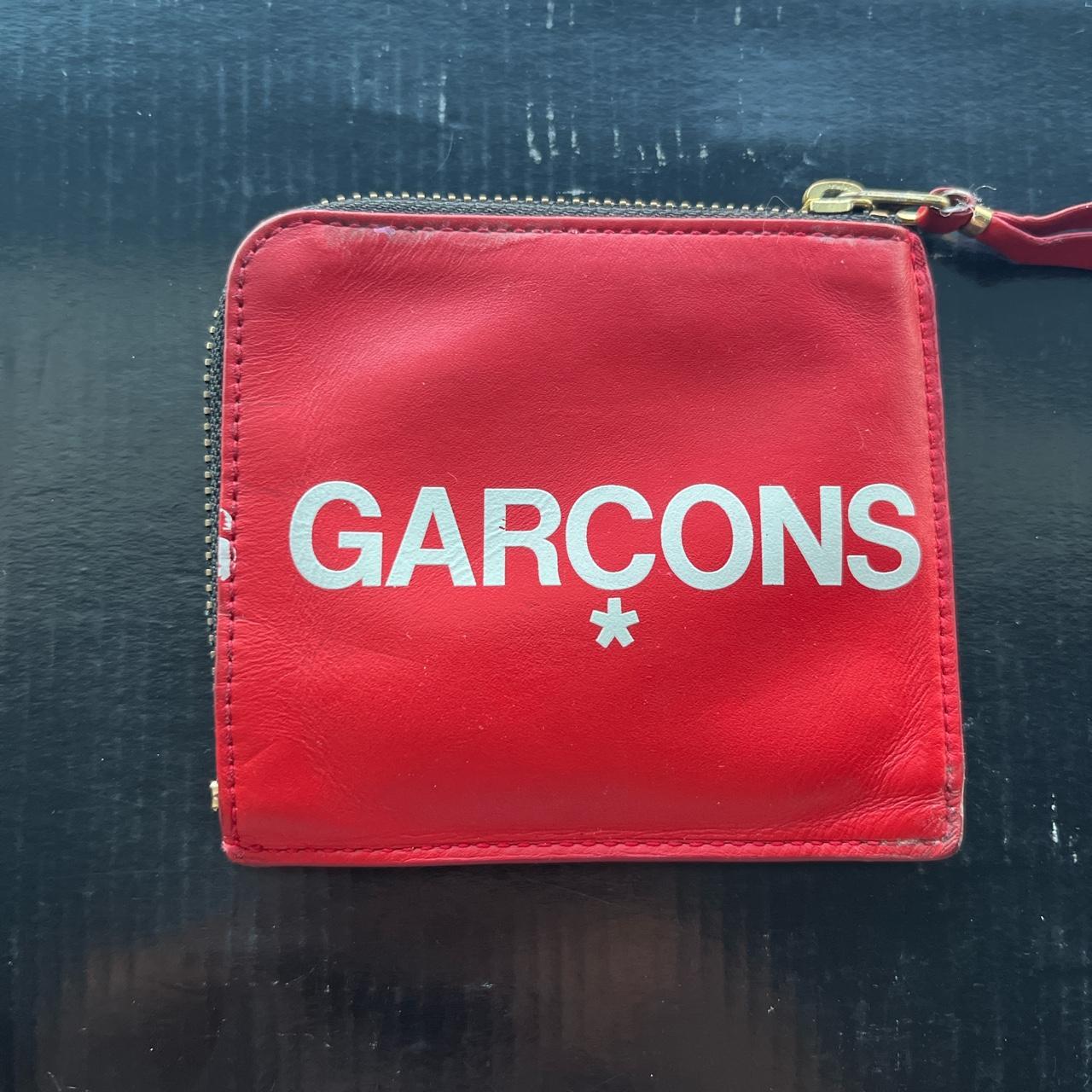 Comme des Garçons Men's Red and Black Wallet-purses | Depop