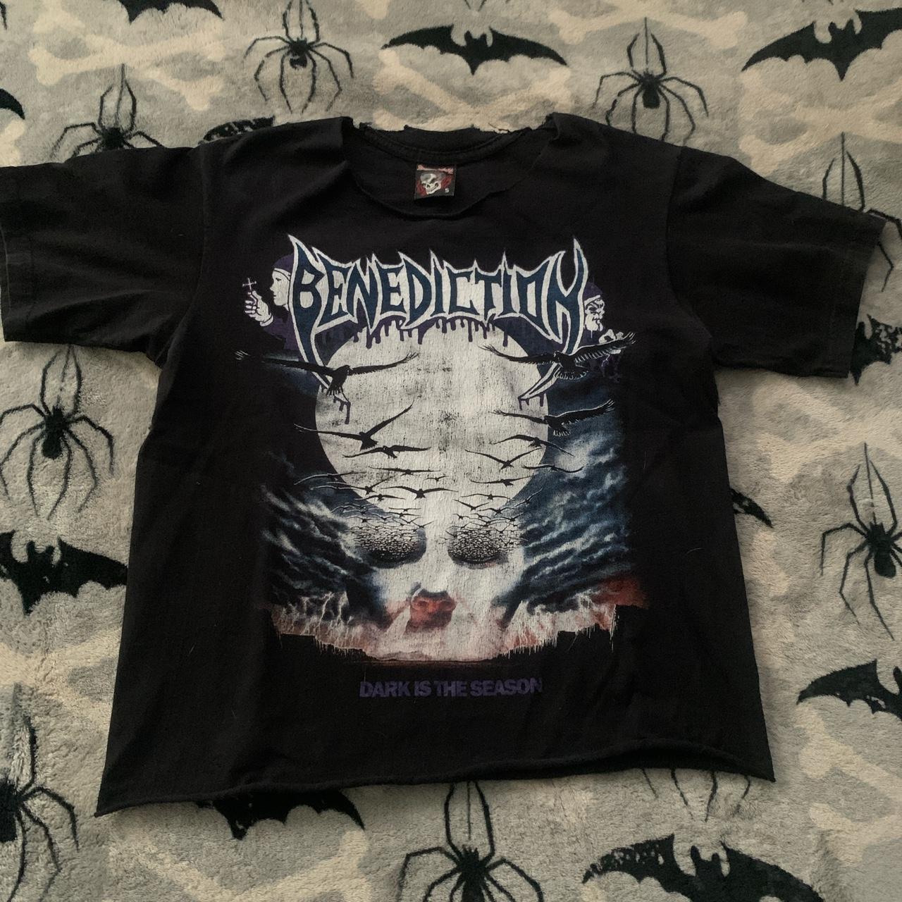 Benediction 2000s “Dark is the Season” band t-shirt... - Depop