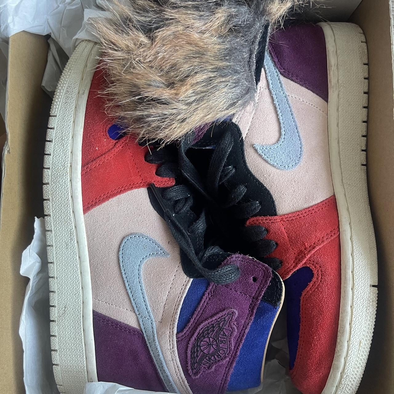 air jordan 1 retro chicago red sneakers, sz 5.5Y | Depop