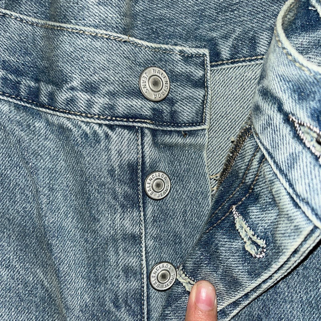 Balenciaga Men's Blue Jeans | Depop