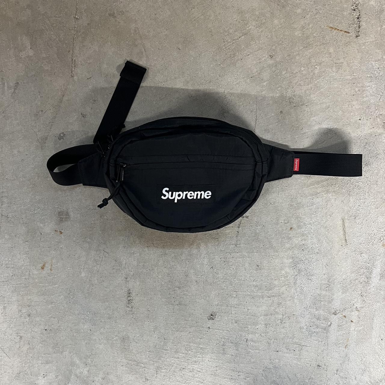 Big Black Supreme Fanny Pack Brand new w/ - Depop