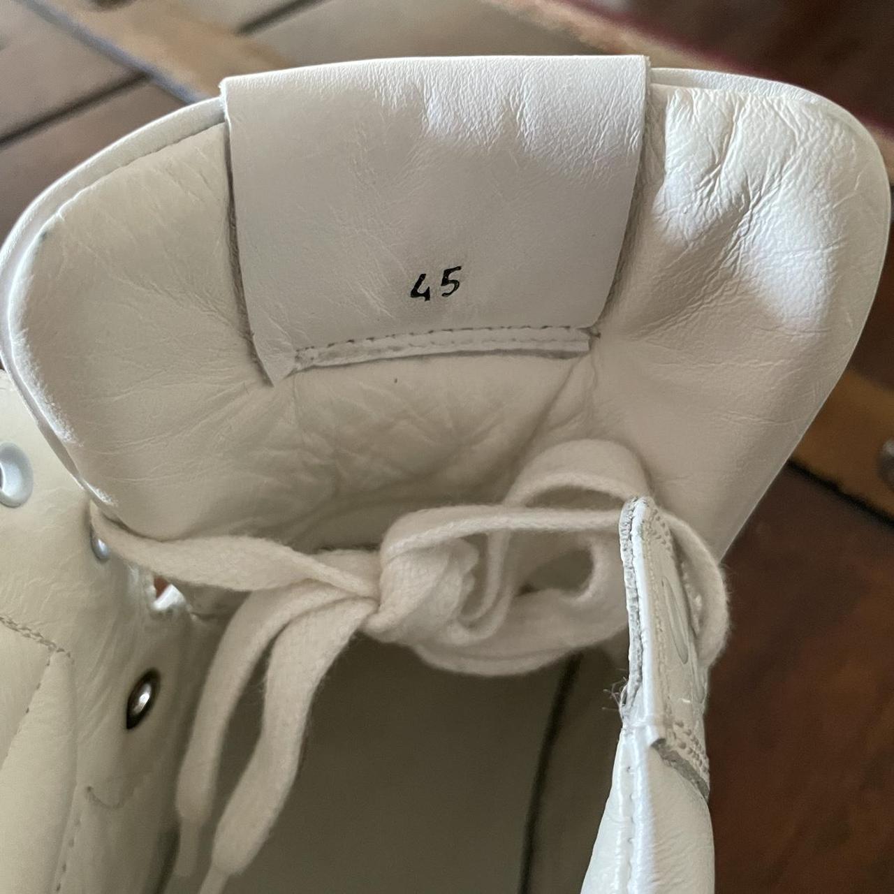 Moncler Shoes White Lyon Scarpa Leather High-top, Im...